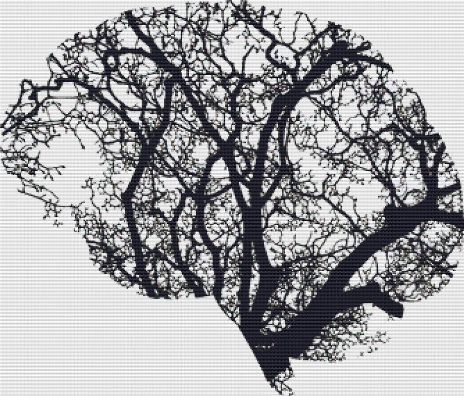 Branches Of The Brain - X Squared Cross Stitch
