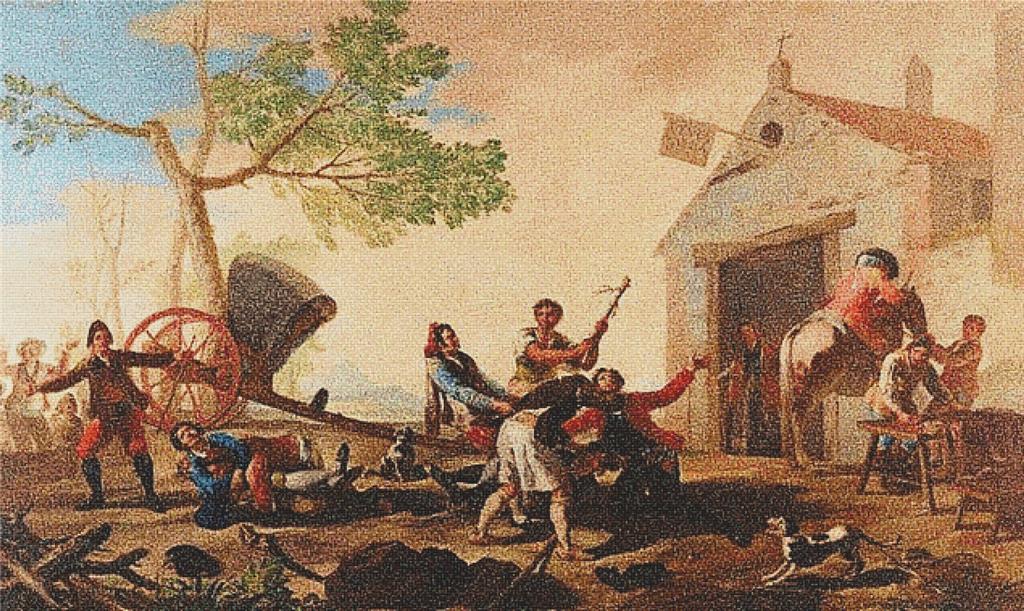 The Fight At The Venta Nueva - X Squared Cross Stitch