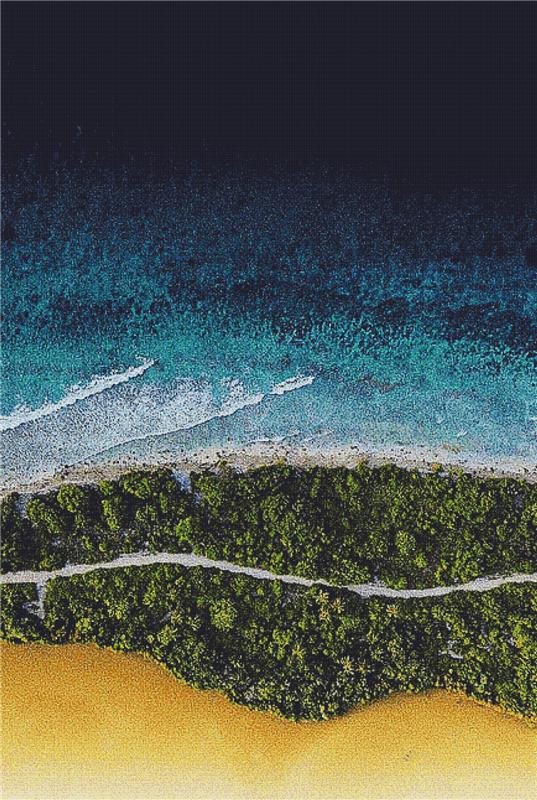 Beach Landscape - X Squared Cross Stitch