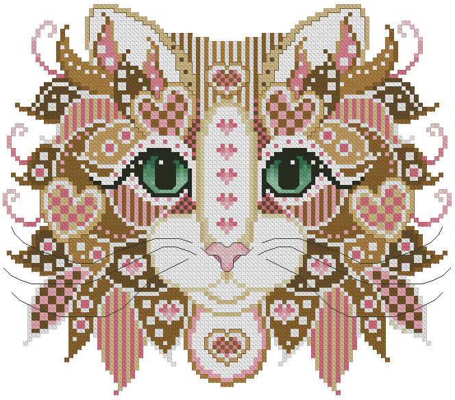 Colorful Cats: Gingerbread - Kitty & Me Designs
