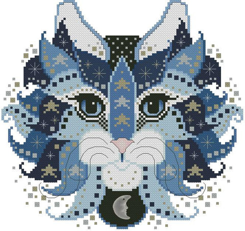 Colorful Cats: Midnight - Kitty & Me Designs