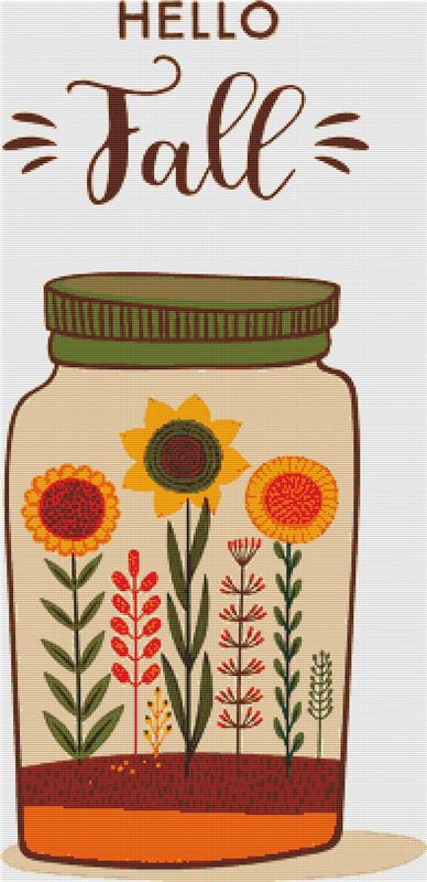 Hello Fall - X Squared Cross Stitch