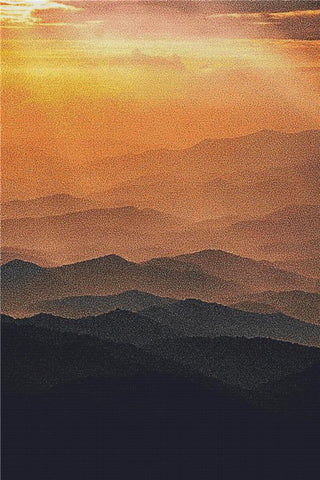 Layers Of The Blue Ridge - X Squared Cross Stitch
