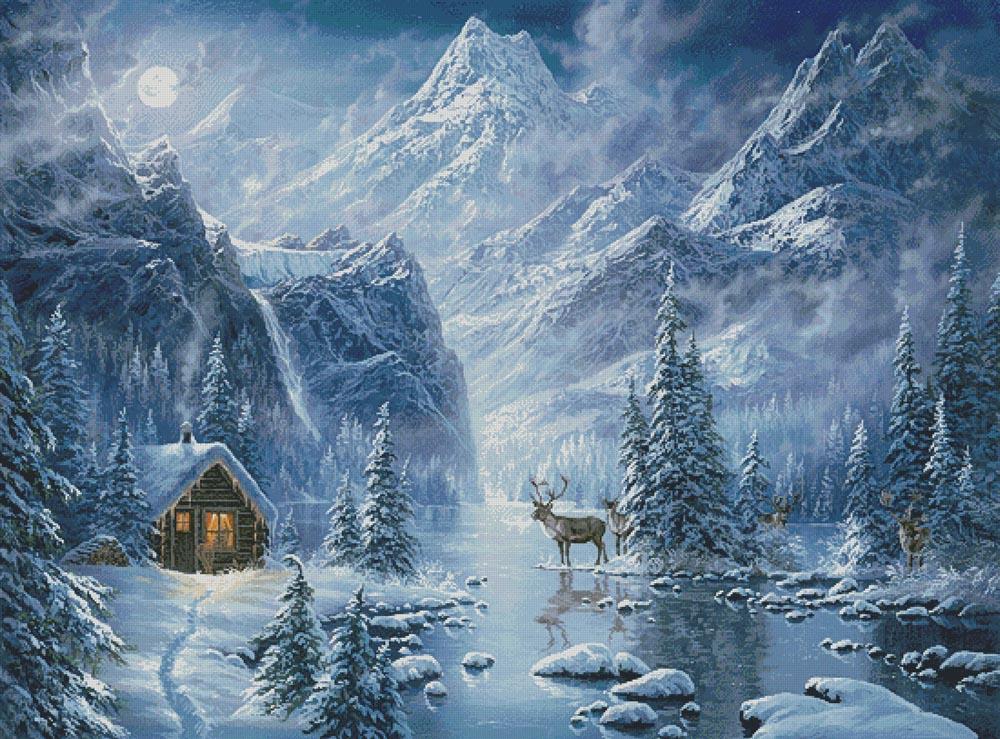 Nordic Night (Large) - Artecy Cross Stitch