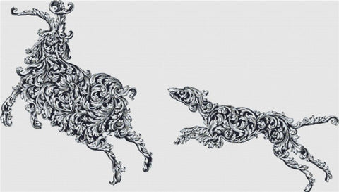 Goat And Hound - X Squared Cross Stitch