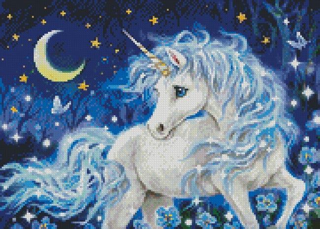 Mini Blue Fantasy - Artecy Cross Stitch
