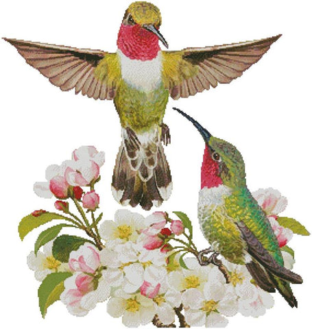 Hummingbird Challenger (No Background) - Artecy Cross Stitch