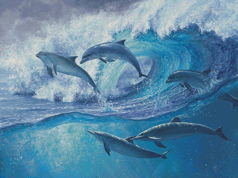 Keep On Swimming (Large) - Artecy Cross Stitch