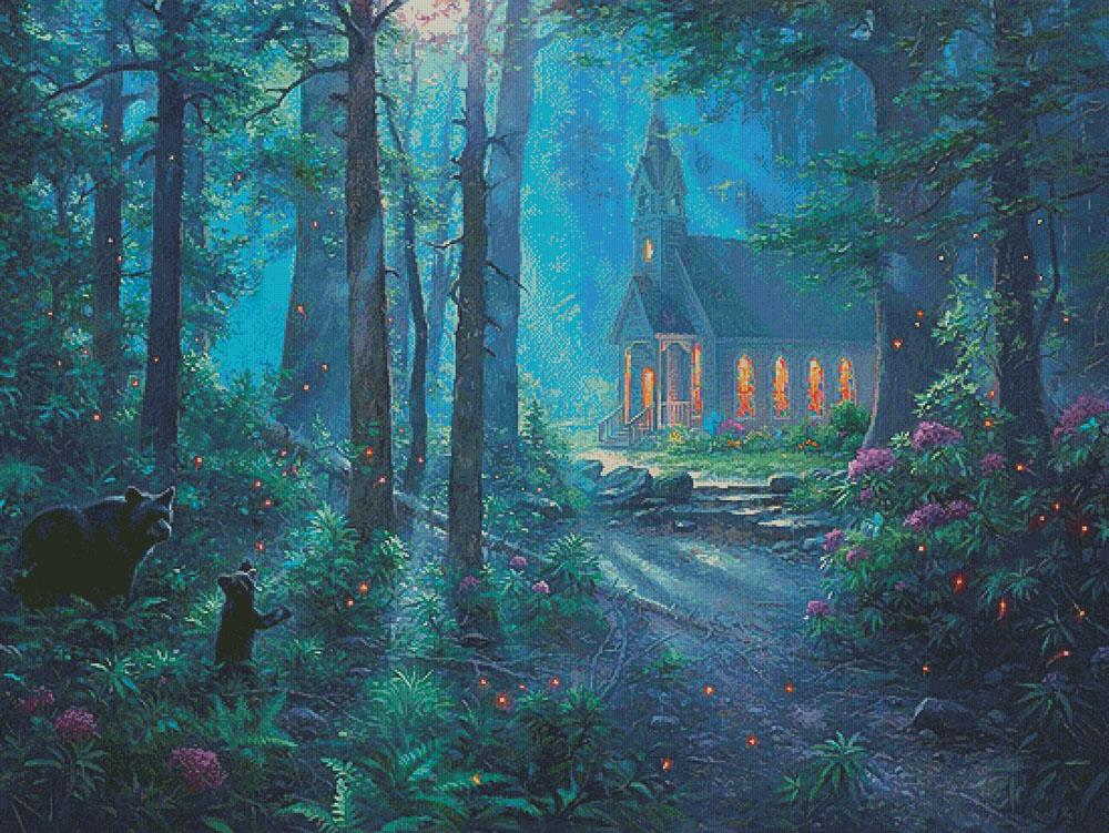 Summer Chapel (Large) - Artecy Cross Stitch