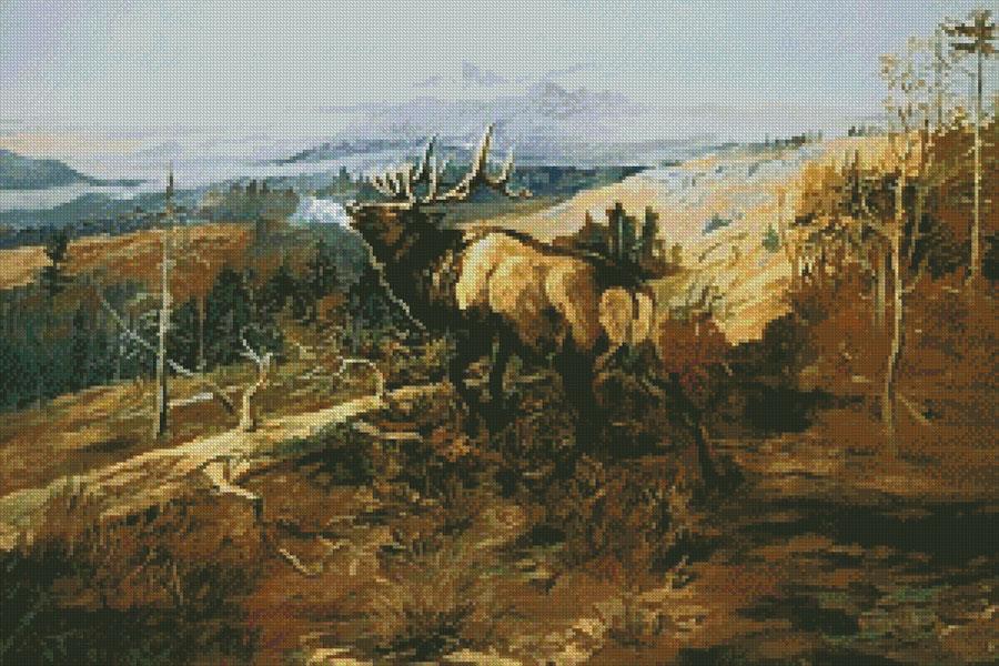 The Elk - Artecy Cross Stitch