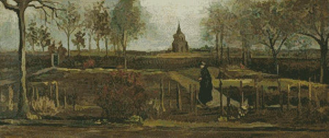 The Parsonage Garden At Nuenen - Artecy Cross Stitch