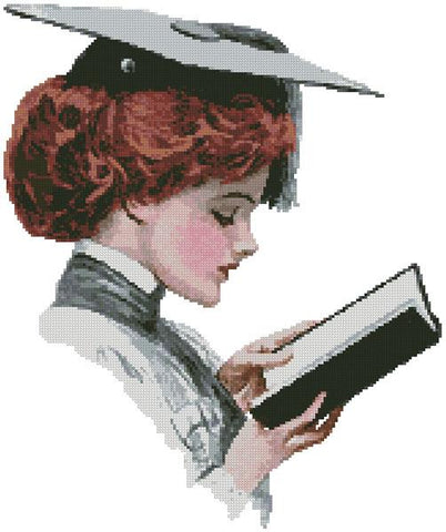 Graduation Red - Artecy Cross Stitch