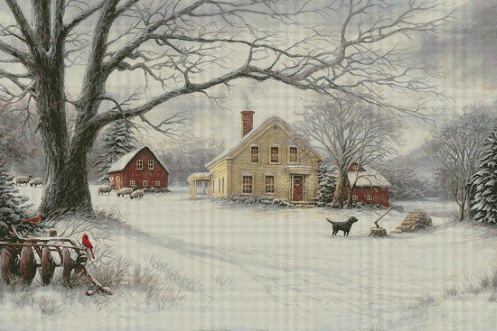 Old Country Farm (Large) - Artecy Cross Stitch