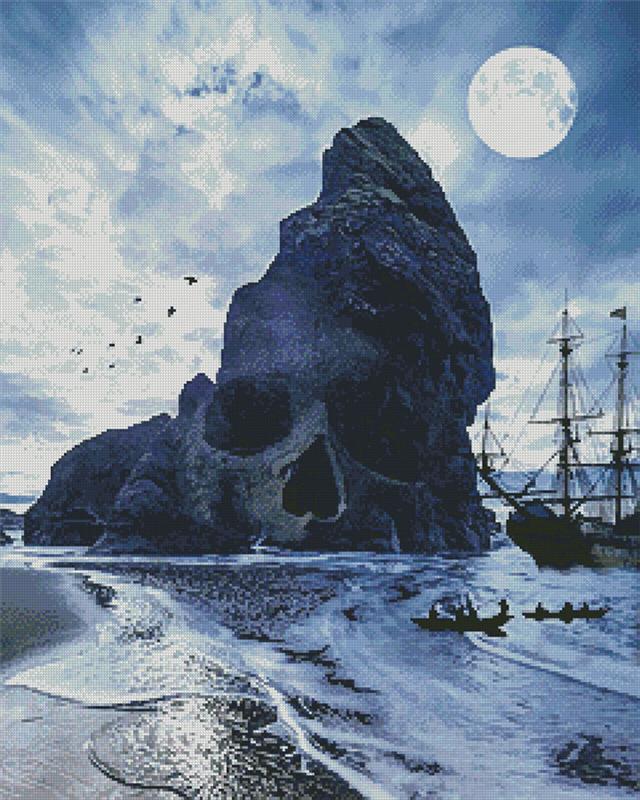 Skull Island - Artecy Cross Stitch