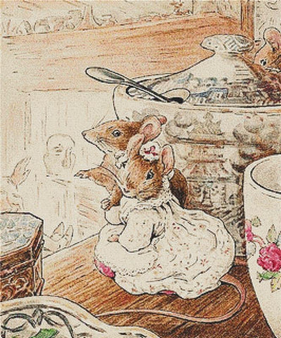 The Mice Listen To The Tailor’s Lament - X Squared Cross Stitch