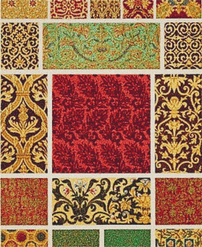 Elizabethan Ornament No. 3 - X Squared Cross Stitch