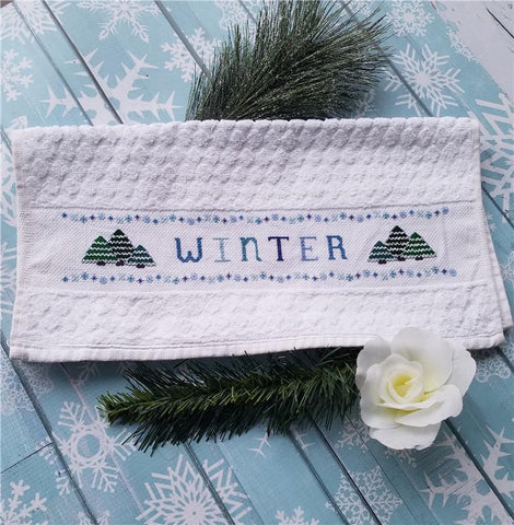 Winter Hand Towel - Keb Studio Creations