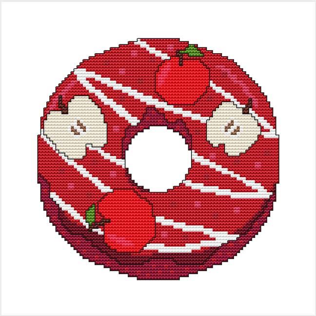 A Year Of Donuts: September - Cross Stitch Wonders