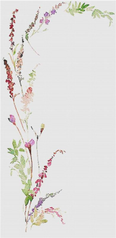 Rainbow Floral Arrangement III - X Squared Cross Stitch