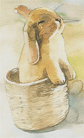 Bunny In A Basket - X Squared Cross Stitch