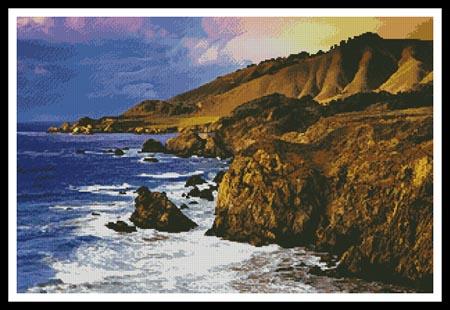 Big Sur, California - Artecy Cross Stitch