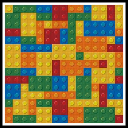 Blocks Cushion - Artecy Cross Stitch