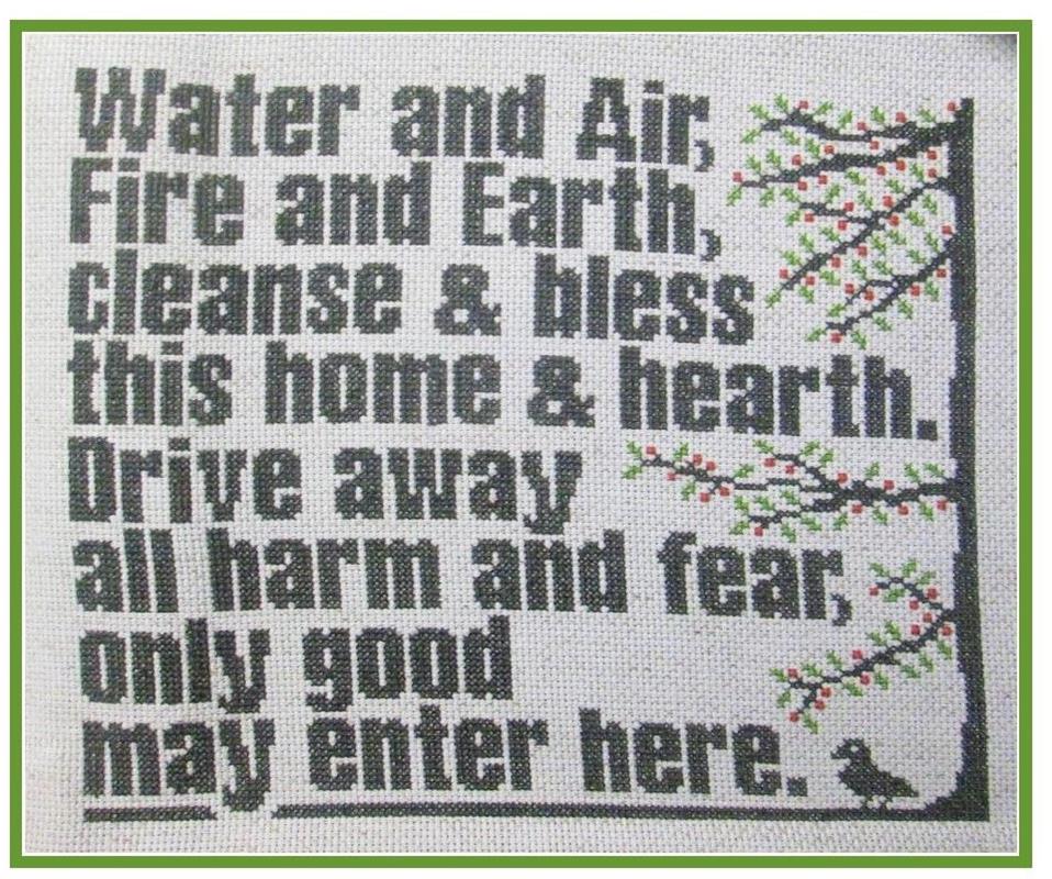 Elemental House Blessing - Stitcherhood