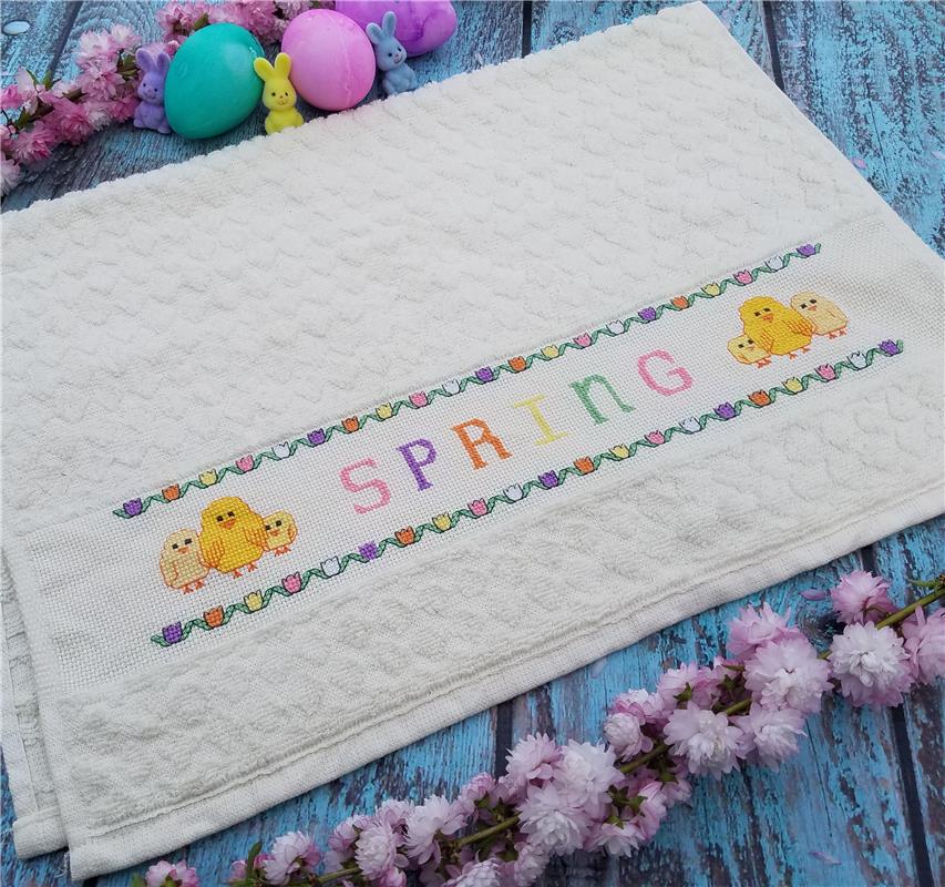 Spring Hand Towel - Keb Studio Creations