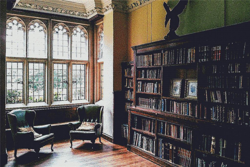 Library - X Squared Cross Stitch
