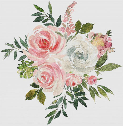 Rose Bouquet - X Squared Cross Stitch