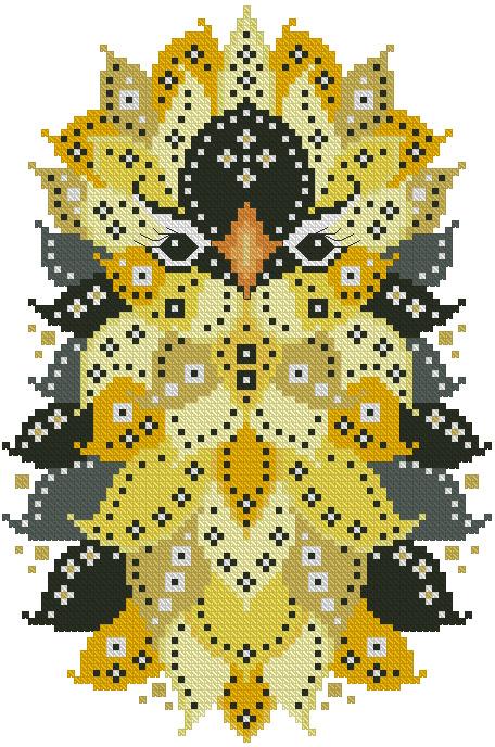 Colorful Birds: Goldfinch - Kitty & Me Designs