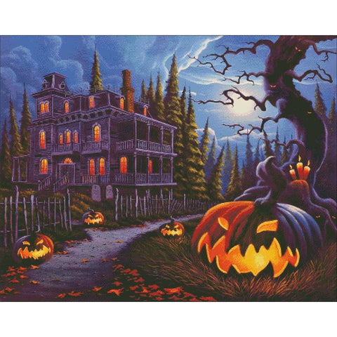 Jack-O-Lantern Lane - Charting Creations