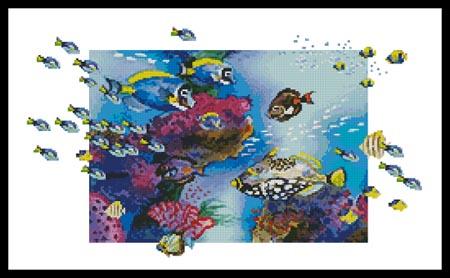 Clown Triggerfish - Artecy Cross Stitch