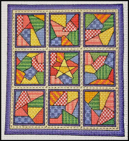 Quilt Blocks 14: Patchwork - Rogue Stitchery