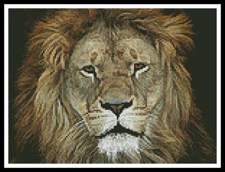 Lion Face 2 - Artecy Cross Stitch