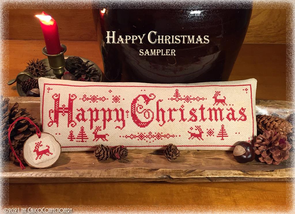 Happy Christmas Sampler - Calico Confectionary