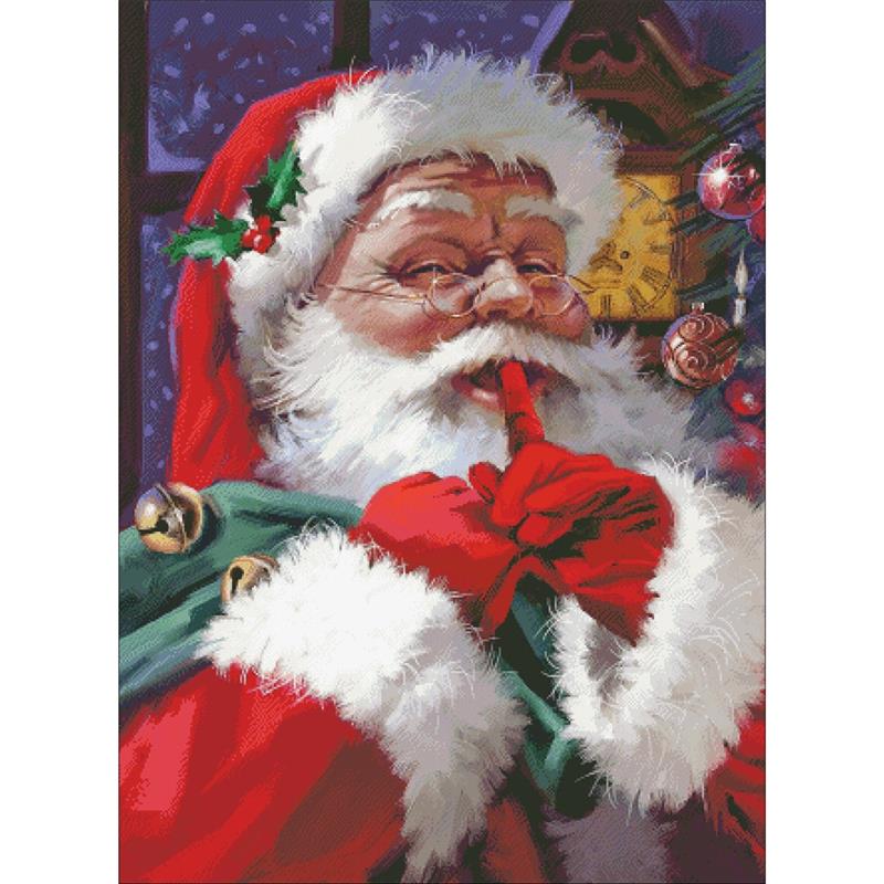 Ssshhh Santa - Charting Creations