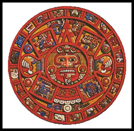 Mayan Doomsday Calendar - Artecy Cross Stitch