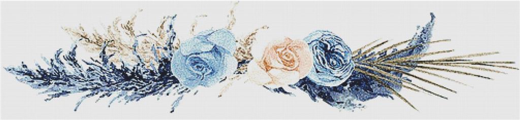 Bohemian Floral Arrangement - X Squared Cross Stitch