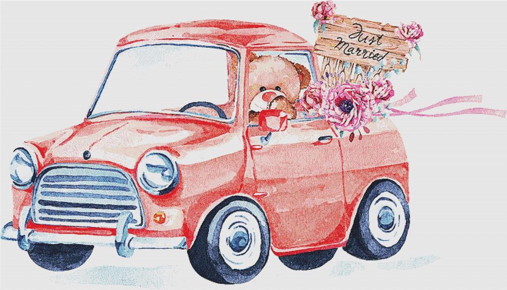 Just Married - X Squared Cross Stitch