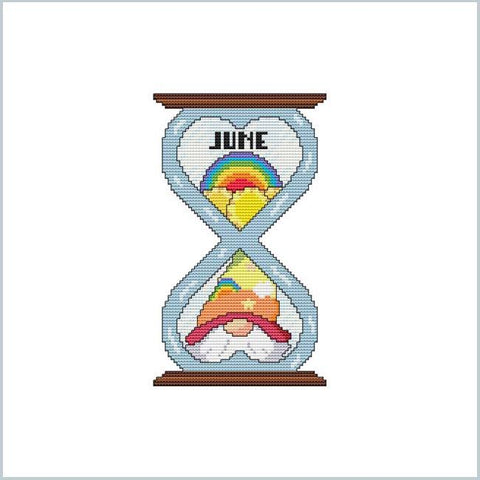 The Gnomes Of Time: June - Cross Stitch Wonders