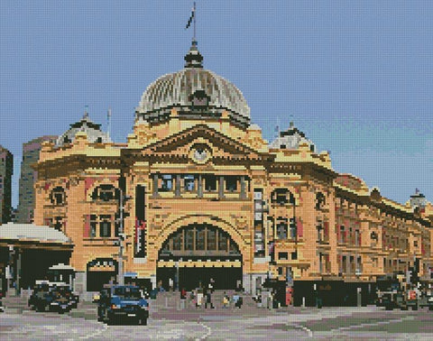 Flinders Street Station, Melbourne - Artecy Cross Stitch