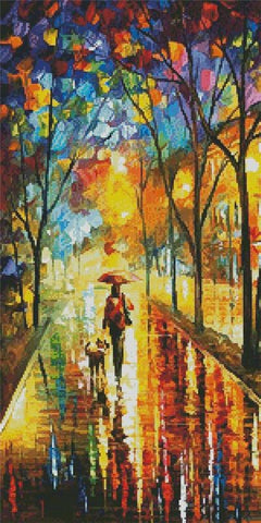 Walk With Dog (Crop) - Artecy Cross Stitch