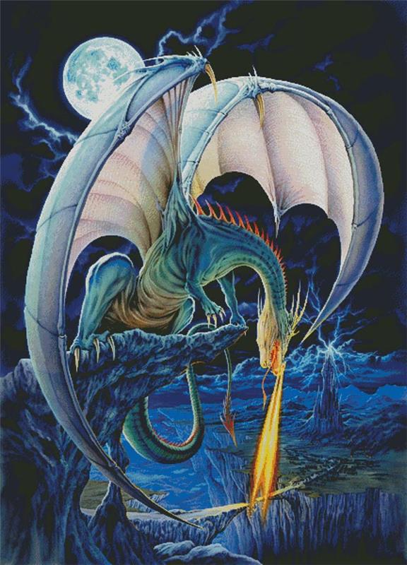 Dragon Causeway (Large) - Artecy Cross Stitch