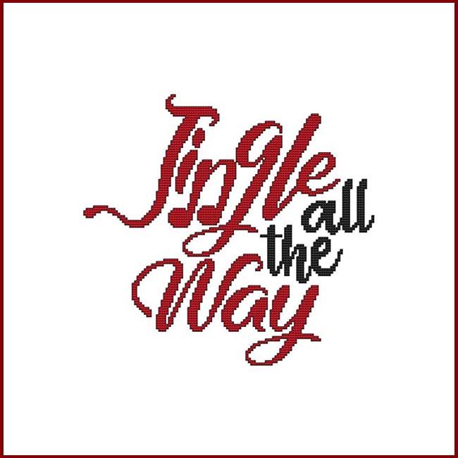 Jingle All The Way - Cross Stitch Wonders