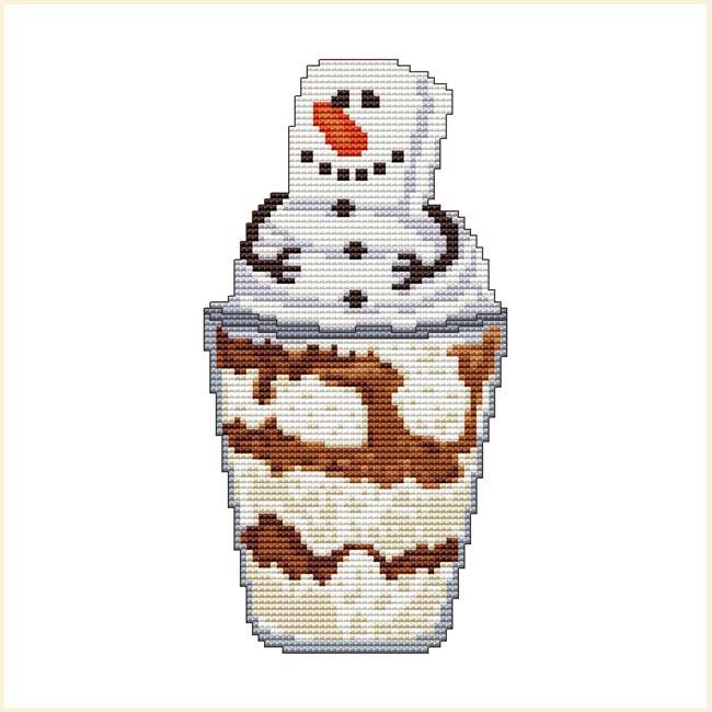 Snowman Delight - Cross Stitch Wonders