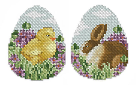 Easter Egg Friends - Kitty & Me Designs