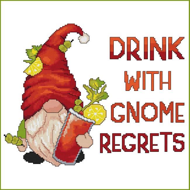 Bloody Mary Gnome - Cross Stitch Wonders