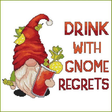 Bloody Mary Gnome - Cross Stitch Wonders