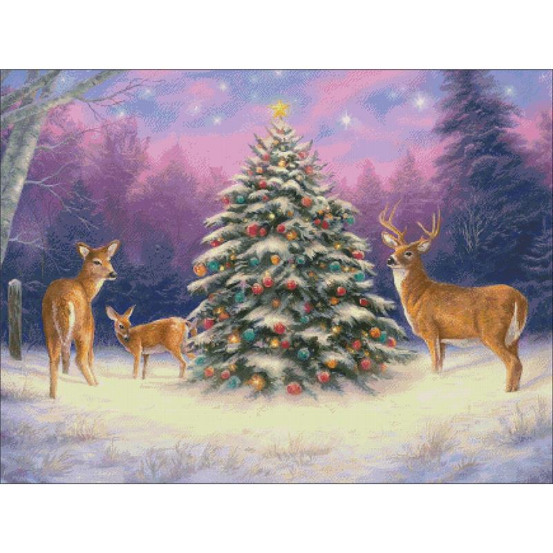 Christmas Deer - Charting Creations